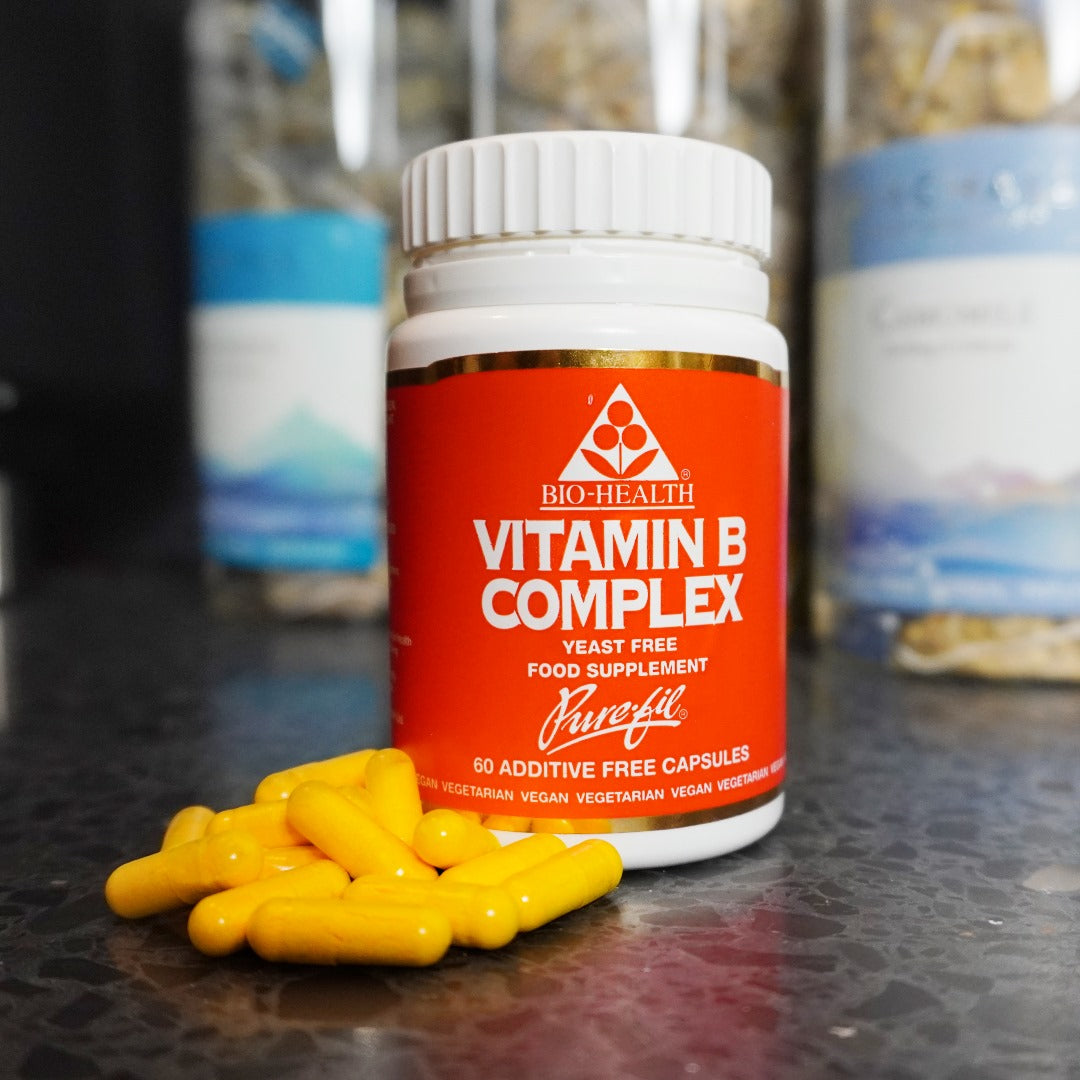 Bio-Health Vitamin B Complex Food Supplement - 60 Capsules