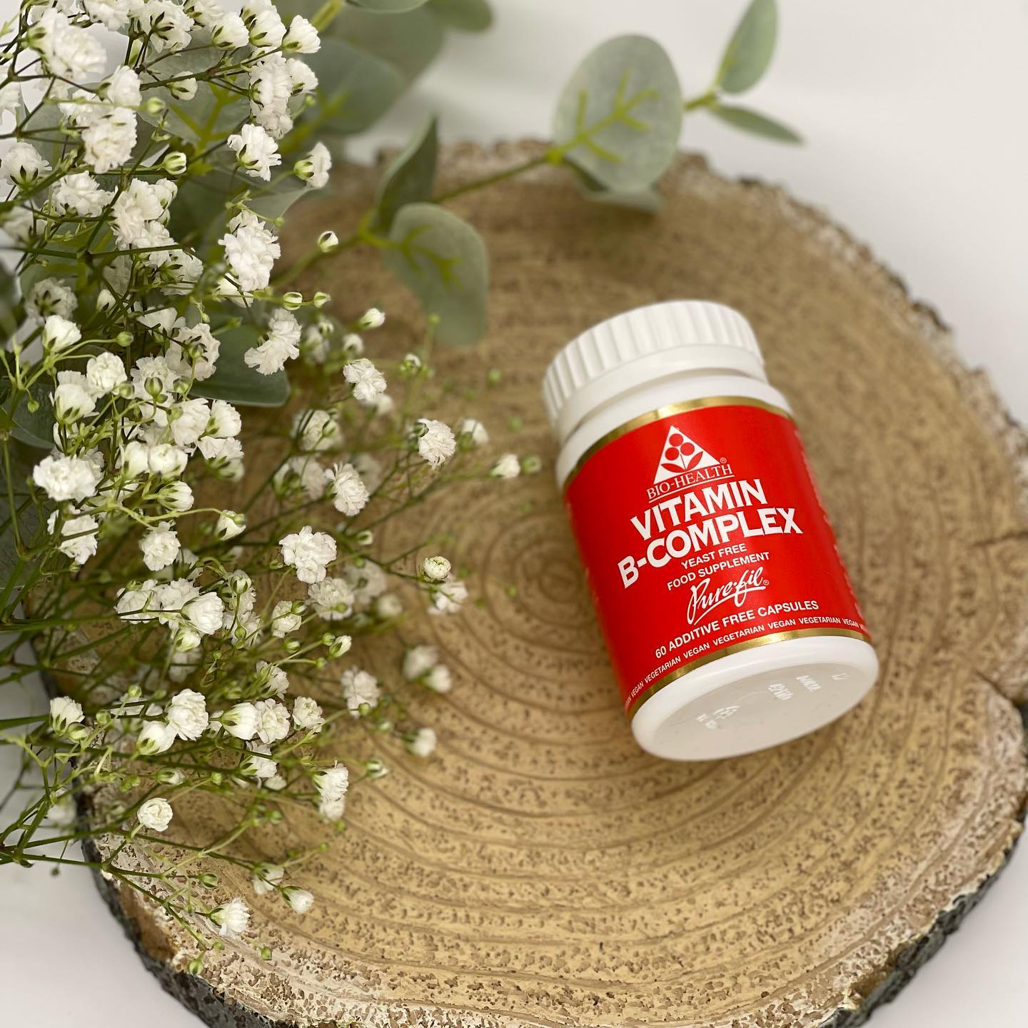 Bio-Health Vitamin B Complex Food Supplement - 60 Capsules