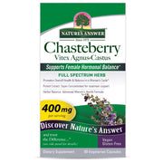Nature's Answer Chasteberry supplement packaging on a white background