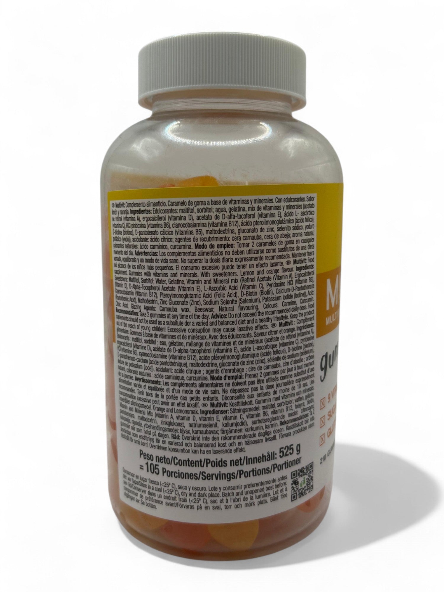 Weider Multivit Multivitamin and Mineral Complex Gummies - 210 count