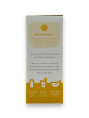 Lipo-shield supplement packaging with text and branding on a white background