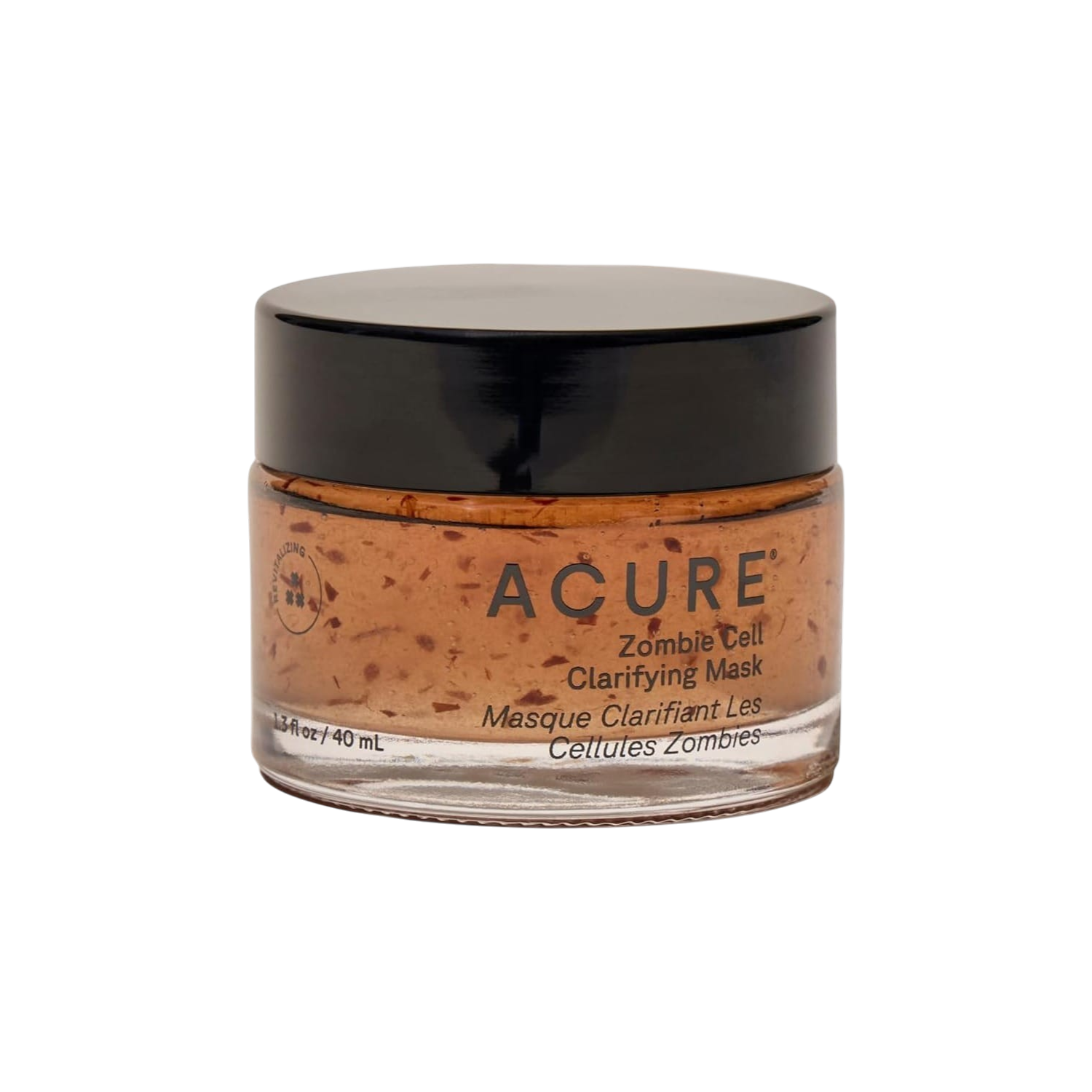 Acure Zombie Cell Clarifying Mask niacinamide detoxifying face mask jar 40ml