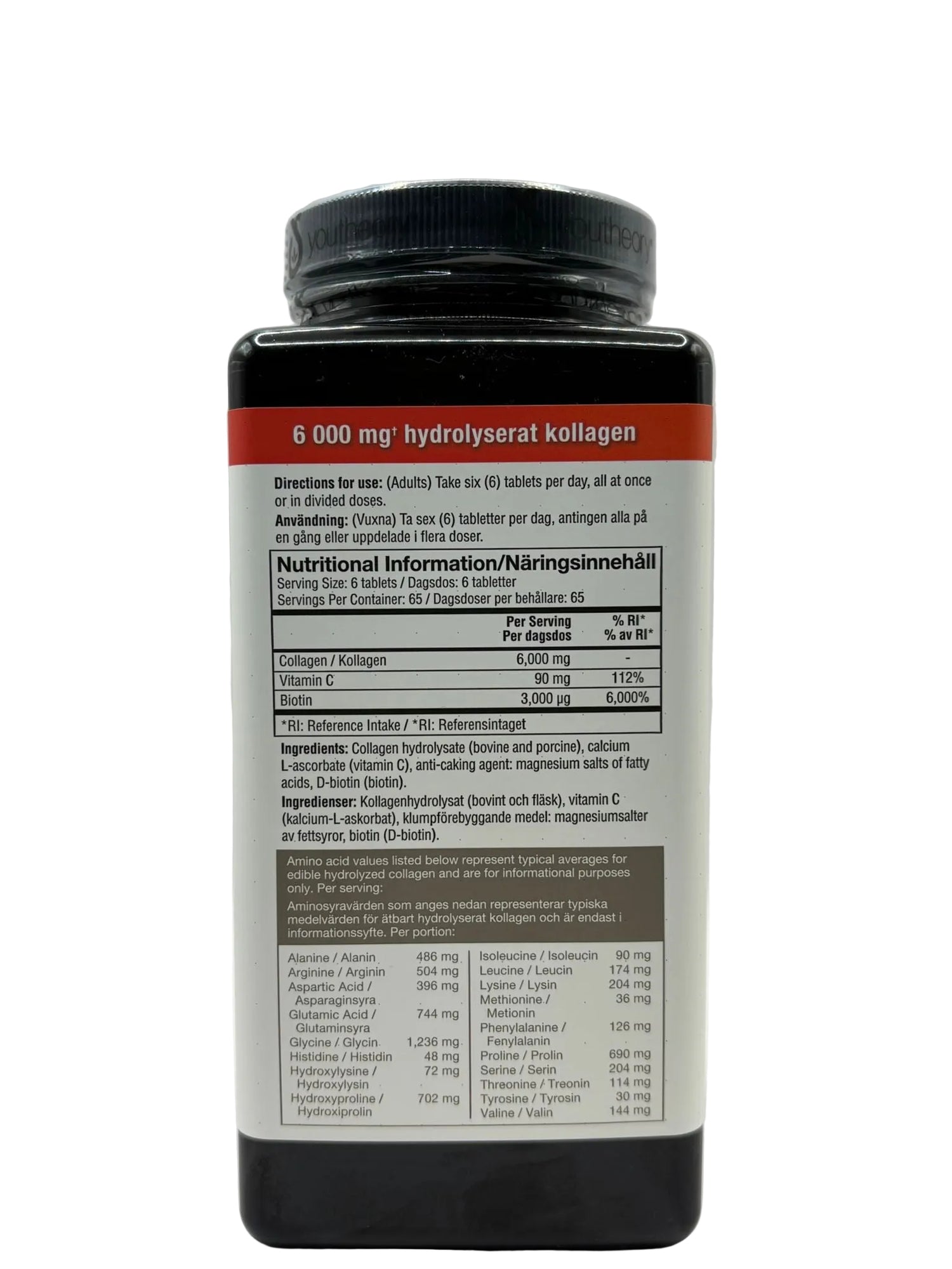 youththeory ingredients 