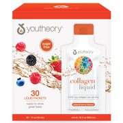 Youtheory Collagen Liquid 5,000mg – Natural Berry Flavour  30 x 30ml Pack