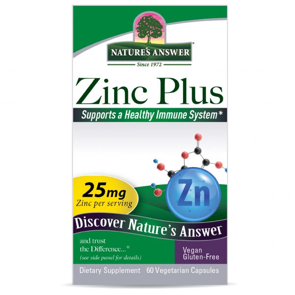 Nature's Answer Zinc Plus 60 V-Caps