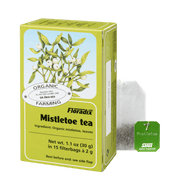 Floradix Organic Mistletoe Herbal Tea box, 15 teabags.
