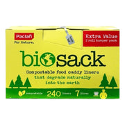 Paclan Biosack Compostable Food Caddy Liners 7L 240 liners bag pack