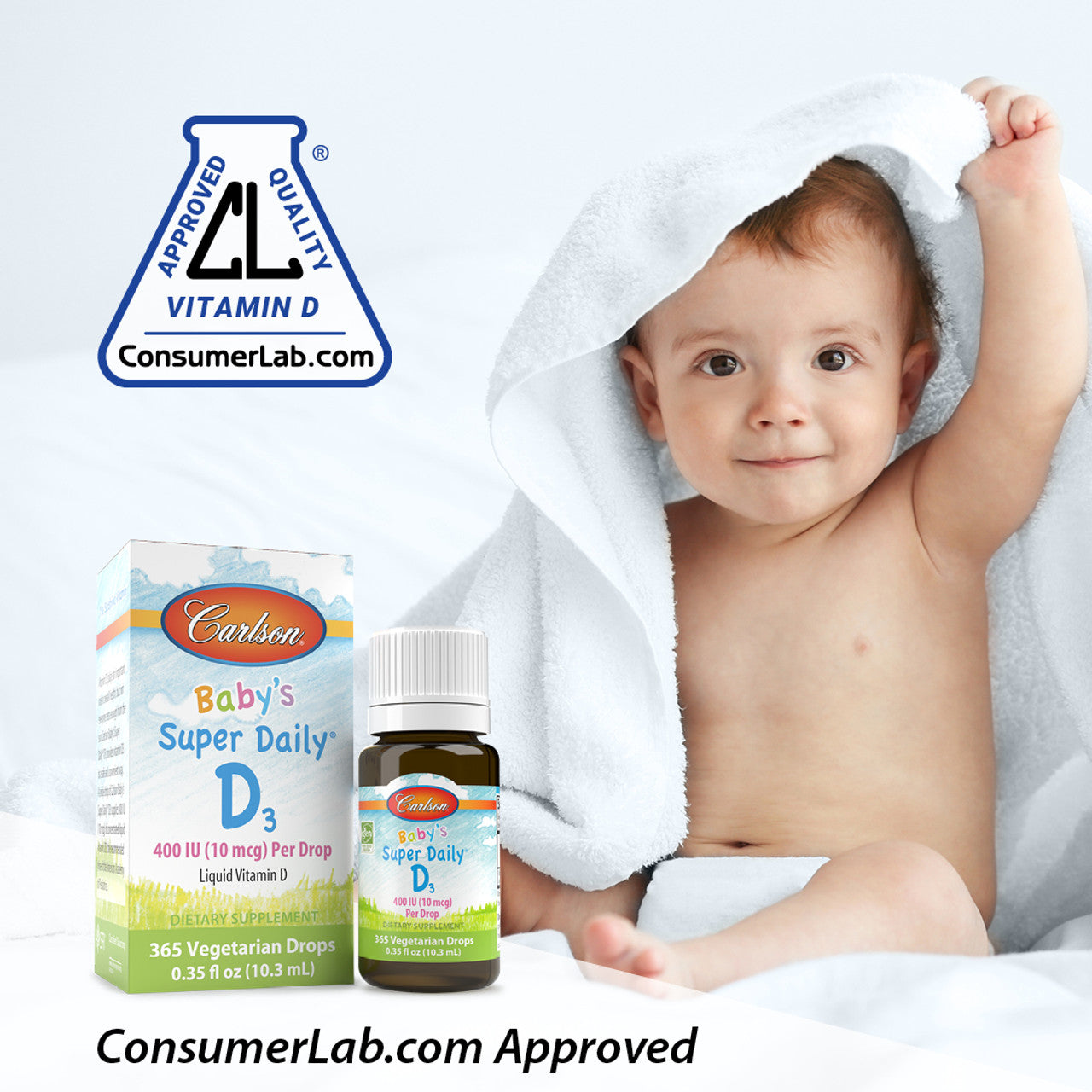 Carlson Labs Baby's Super Daily® D3