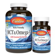Carlson Labs MCT & Omega-3, 120 + 30 soft gels