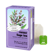 Floradix Organic Sage Herbal Tea box, 15 teabags.