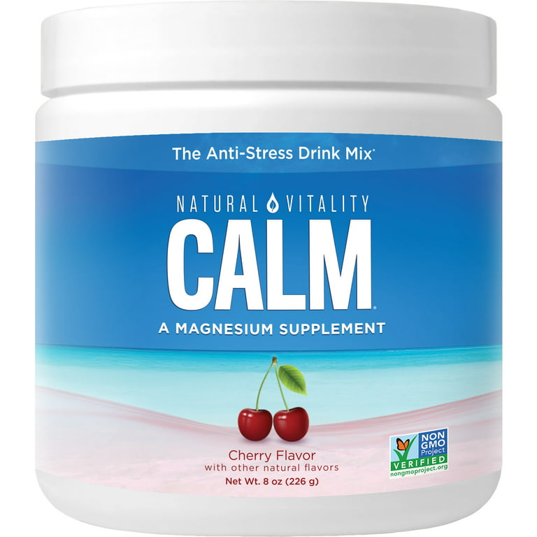Natural Vitality Calm Magnesium Powder, Cherry Flavour 226