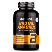 BIOTECH USA Brutal Series supplement bottle, black and red, 90 capsules.