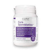Cura Sporebiotics™ – Vegan Bacillus Spore Probiotic with Antioxidants, 30 Capsules