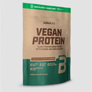 Front image: BioTechUSA Vegan Protein chocolate cinnamon powder pouch 2kg plant protein