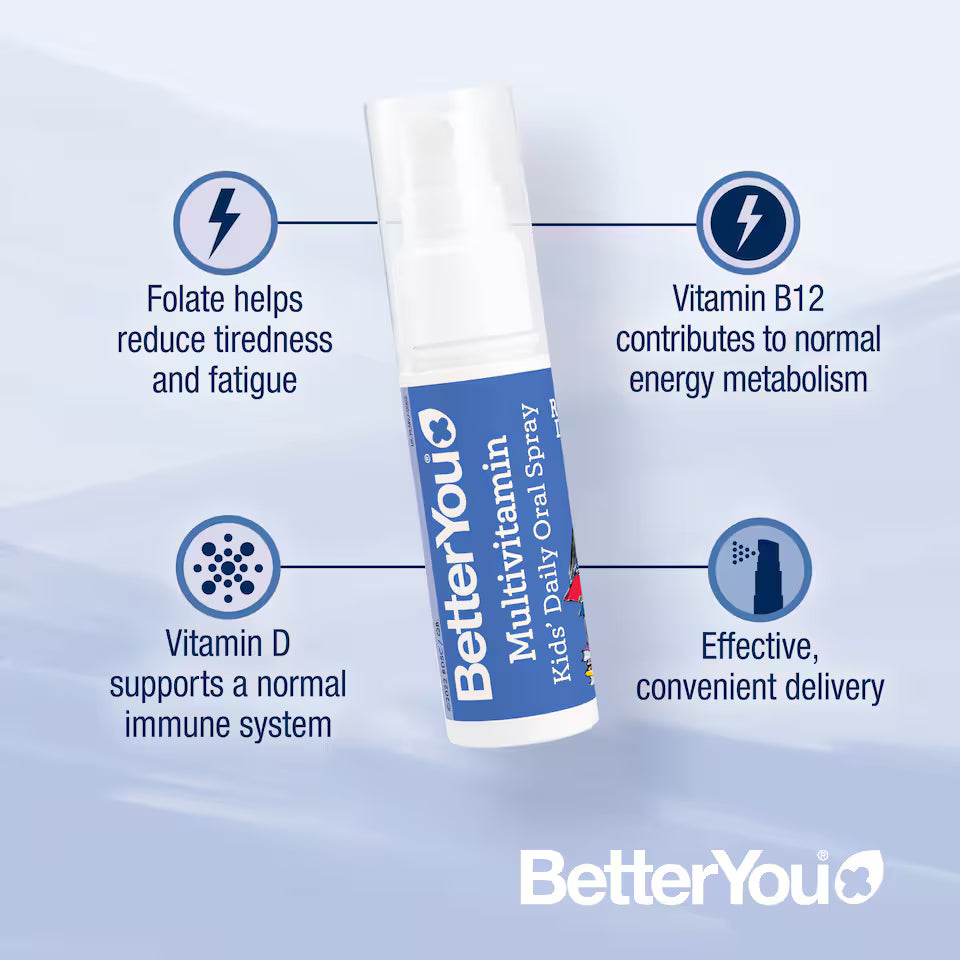 BetterYou Multivitamin Kids Oral Spray, Chocolate Marshmallow - 25ml