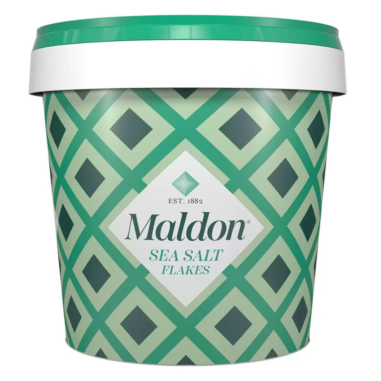 Maldon Sea Salt Flakes resealable tub gourmet sea salt 570g