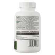 Supplement facts, barcode panel showing 10:1 extract ratio and 600 mg dosage.