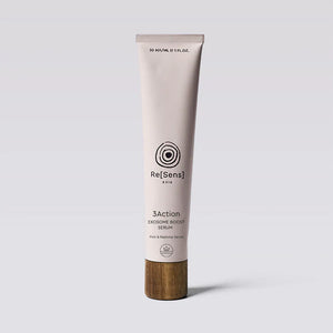 Tube of ReSens 3Action Extreme Serum on a light gray background