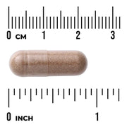 Swanson Full Spectrum Saw Palmetto 540mg 100 Vegan Capsules size comparison with measurement scale