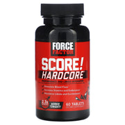 Force Factor Score! Hardcore supplement bottle on a white background