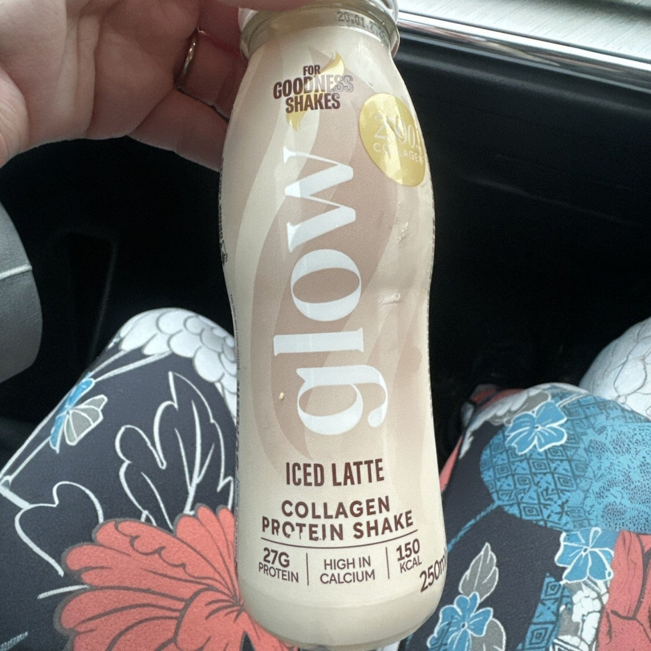 For Goodness Shakes Glow Collagen Protein Shake Iced Latte - 250ml