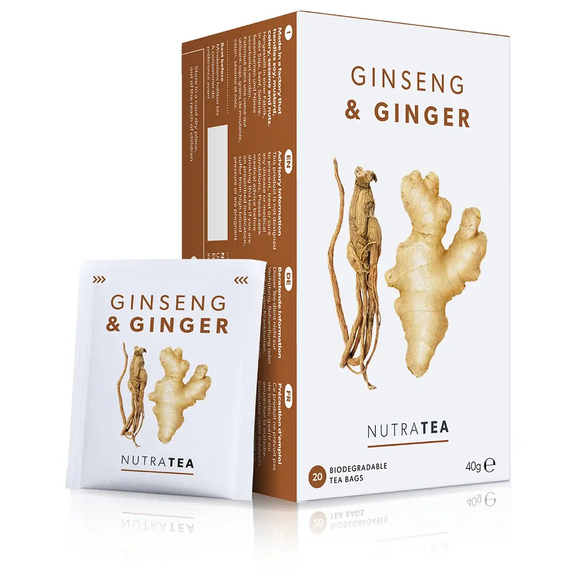 Nutra Ginseng & Ginger - Energy & Vitality Tea