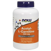 Load image into Gallery viewer, Now Foods Acetyl L-Carnitine 500mg
