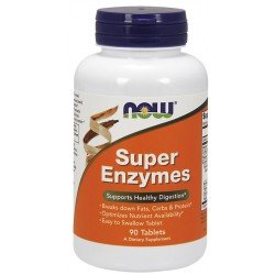 NOW Foods Super Enzymes, Easy To Swallow Tablets