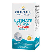 Nordic Naturals Ultimate Omega + CoQ10 - 1280mg Omega-3 - Lemon Softgels