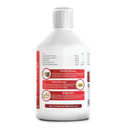 Supplement facts & ingredients image: Swedish Nutra Ginseng Energy supplement facts ingredients liquid 500ml