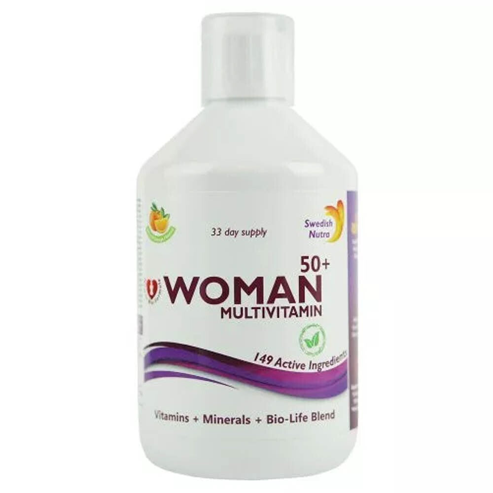 Swedish Nutra Woman Multivitamin – 500ml (Natural Orange Flavour)