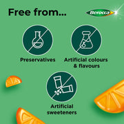 Daily orange flavour multivitamin gummies for adults and children
