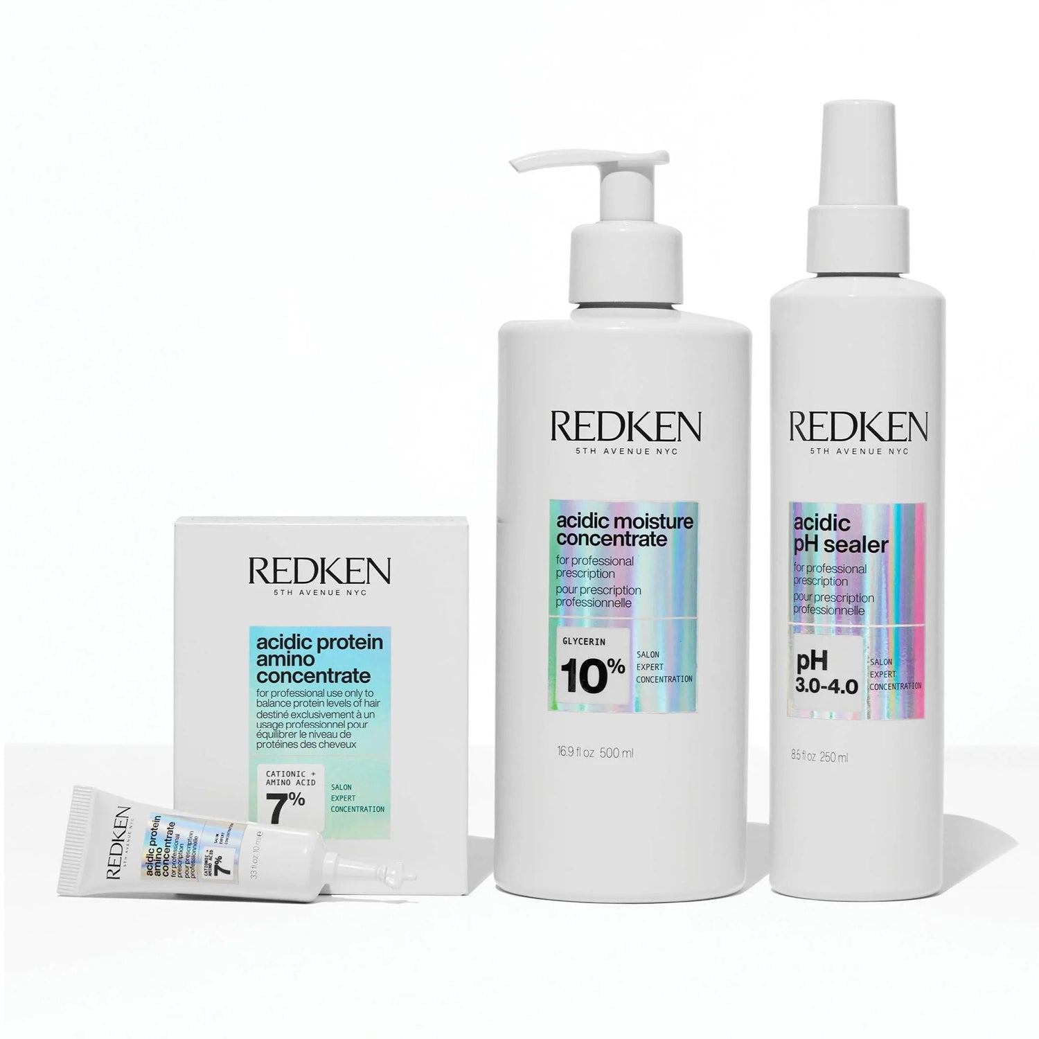 Redken Acidic Moisture Concentrate Glycerin 10% Hair Treatment variants