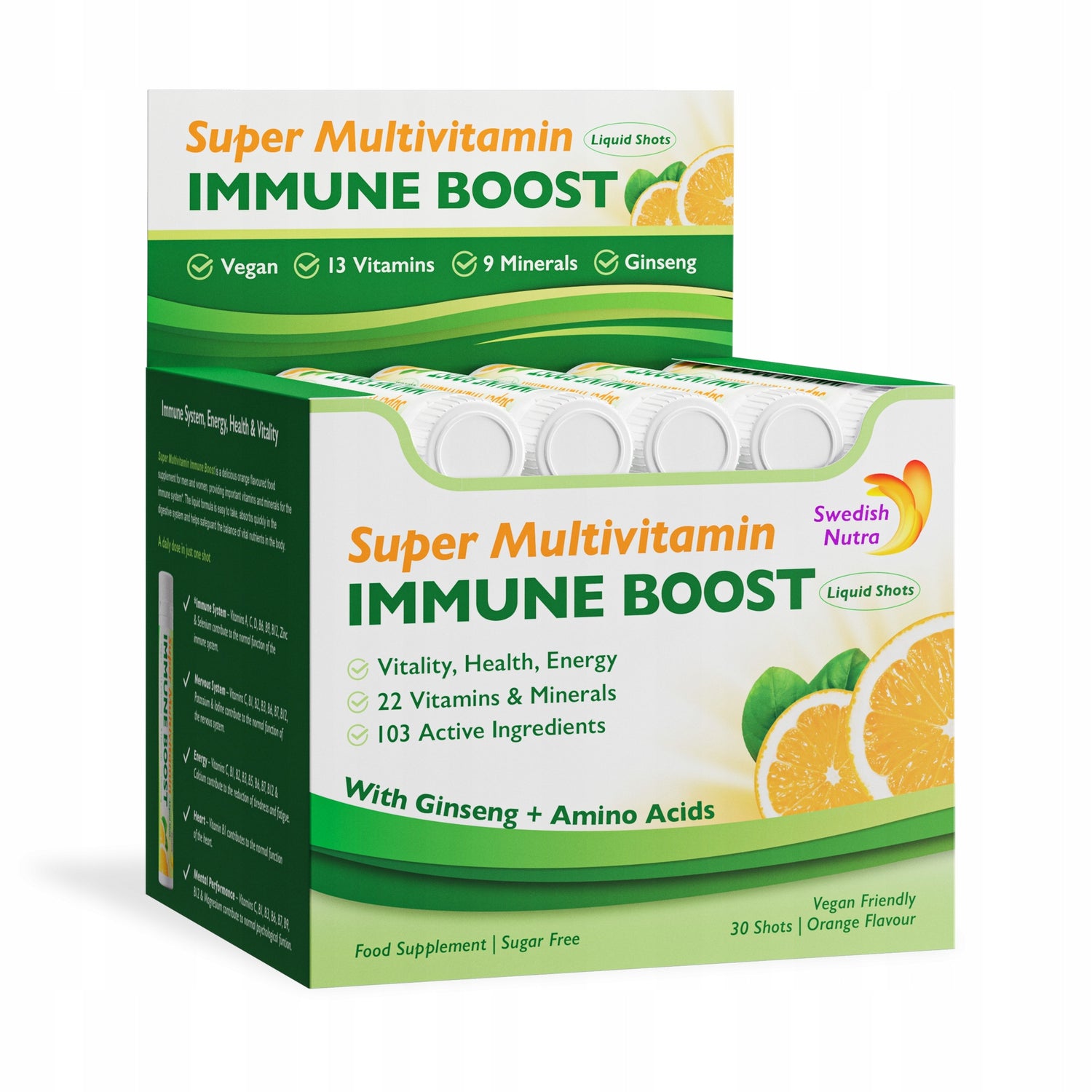 Swedish Nutra Super Multivitamin Immune Boost – 750ml (30 Shots of 25ml)