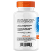 Doctor's Best Natural Vitamin K2 MK-7 with MenaQ7, bottle packaging, unflavoured, 45mcg, 60 veggie capsules, barcode