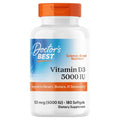 Doctor's Best Vitamin D3 5000 IU 125mcg 180 Softgels