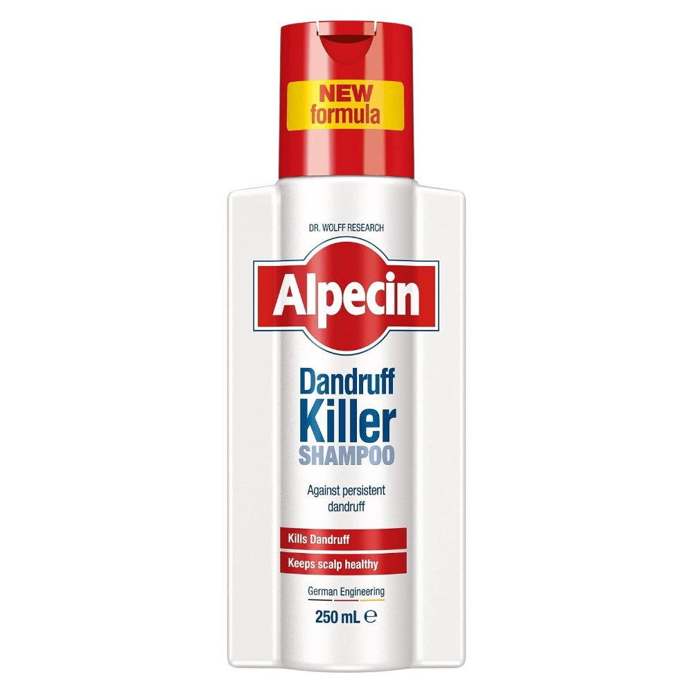 Alpecin Dandruff Killer Shampoo, bottle packaging, no flavour, 250ml 
