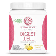Sunwarrior Shape Digest Well Pineapple Vanilla plant based drink mix powder tub 270g