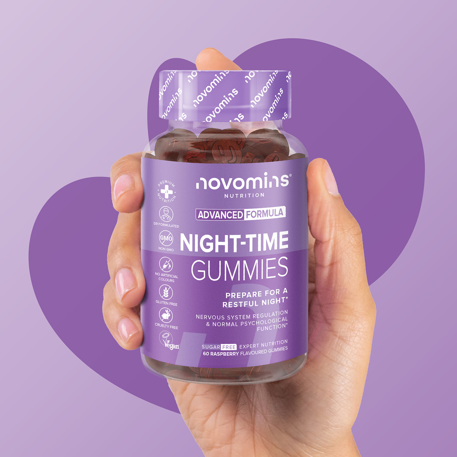 Novomins Nutrition 5HTP Night Time Gummies