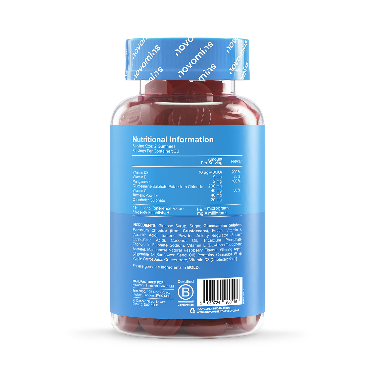 Novomins Nutrition Joint Gummies