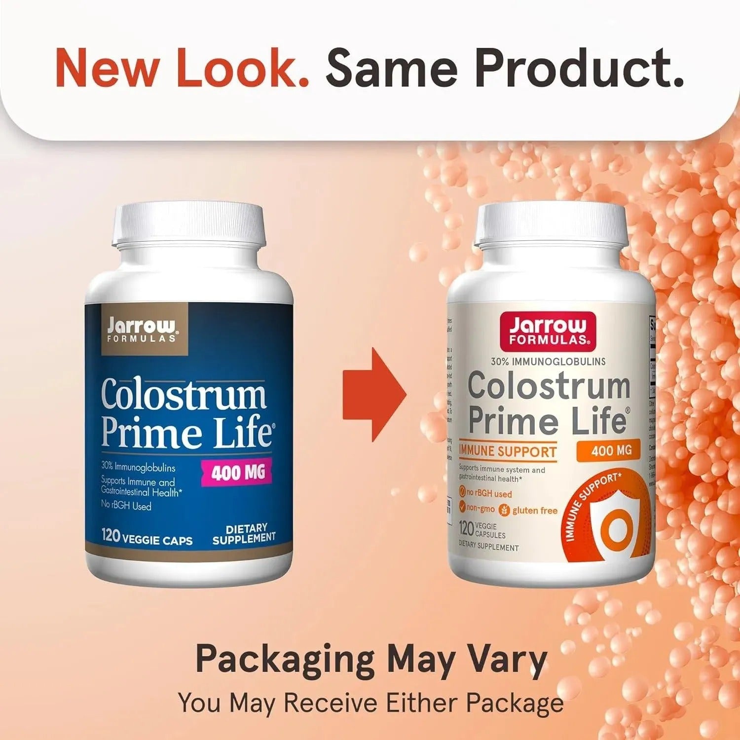 Jarrow Formulas Colostrum Prime Life 400mg - 120 Veggie Capsules