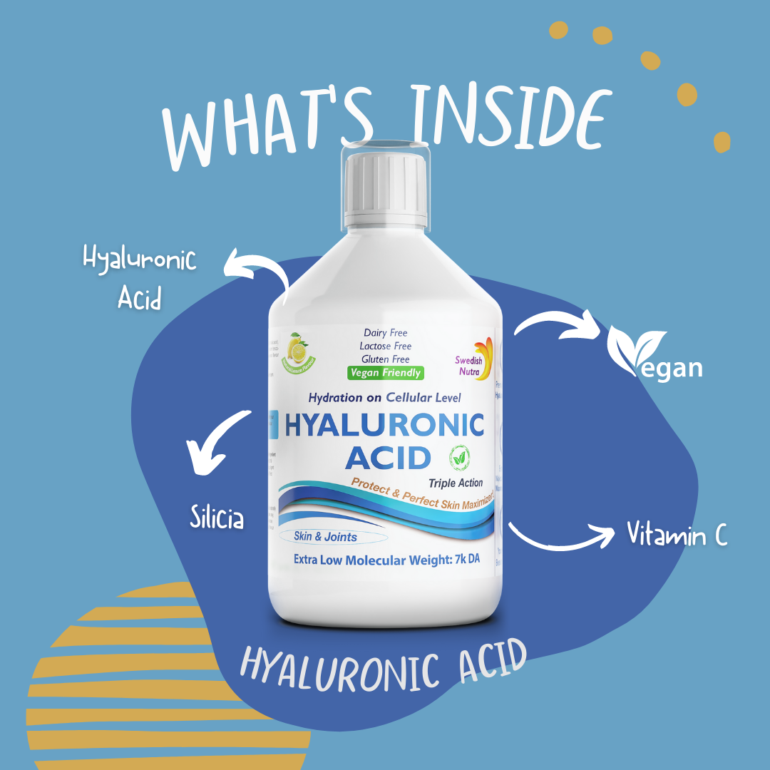 Swedish Nutra Hyaluronic Acid – Natural Lemon Flavour (500ml)