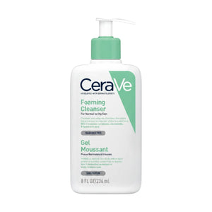 CeraVe Foaming Cleanser fragrance free facial cleanser bottle for normal oily skin 236ml