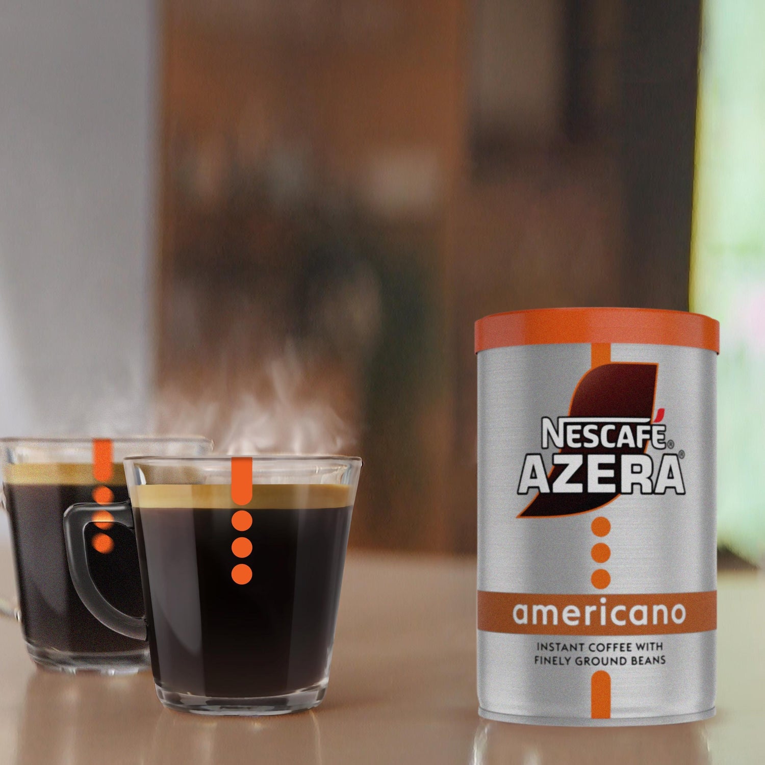 Nescafé Azera Americano Instant Coffee with Ground Beans 