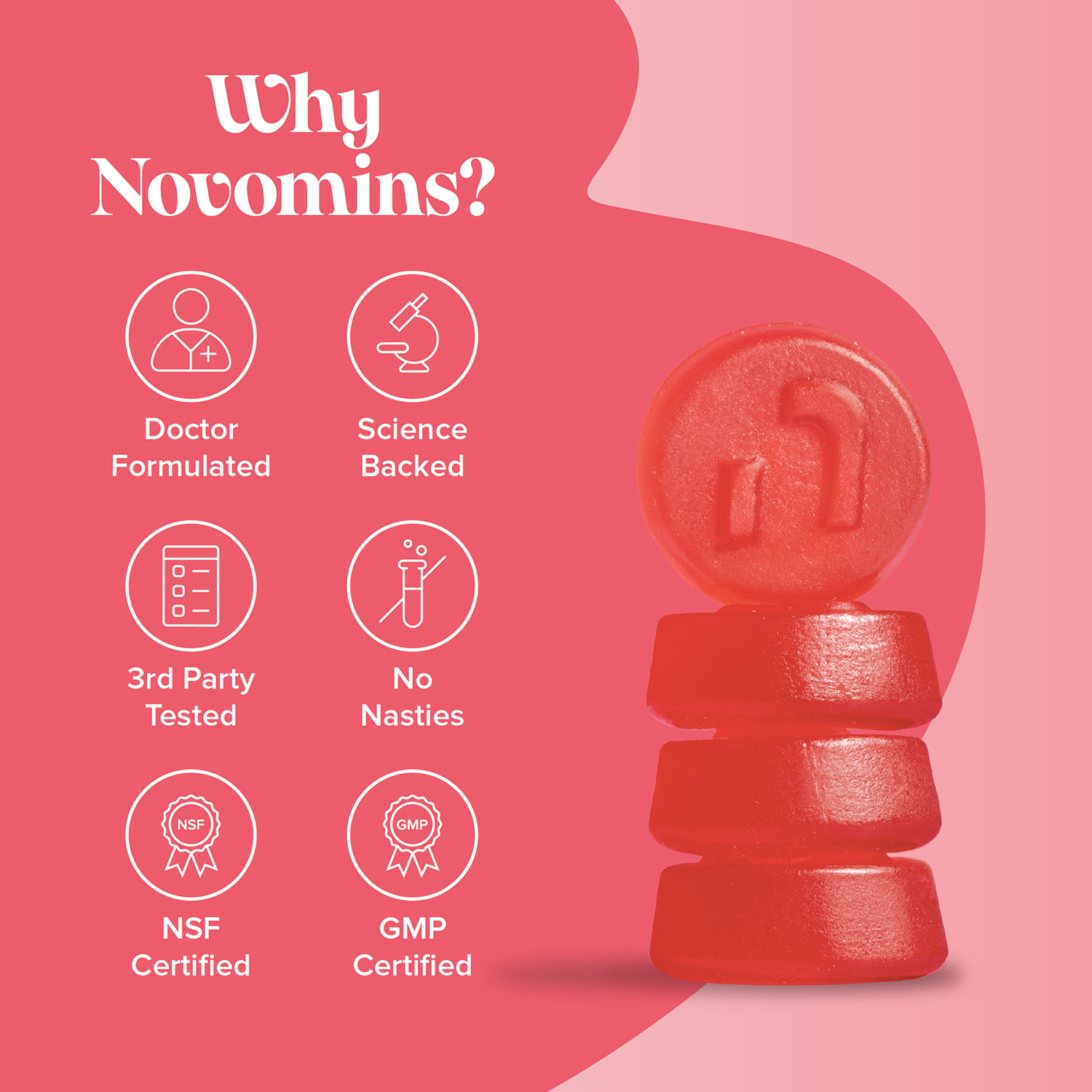 Novomins Nutrition Meno-Balance Gummies