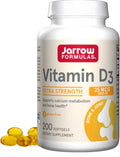 Jarrow Formulas Vitamin D3 25mcg 1000IU 200 Softgels