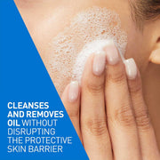 CeraVe Foaming Cleanser usage instructions on facial cleanser bottle 236ml
