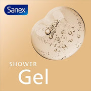 Sanex Expert Skin Health Moisturising Shower Gel, bottle packaging, no flavour, 570ml, product information