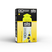 SIS Science in Sport GO Isotonic Energy Gel Lemon Lime, 6-pack box.