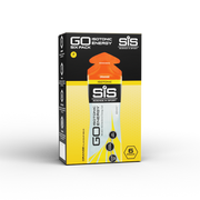 SIS Science in Sport GO Isotonic Energy Gel Orange, 6-pack box.